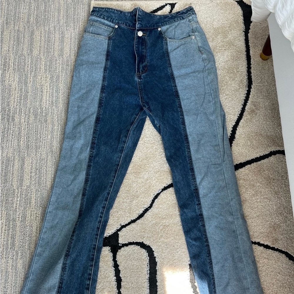 Two-Tone Denim Women's Jeans